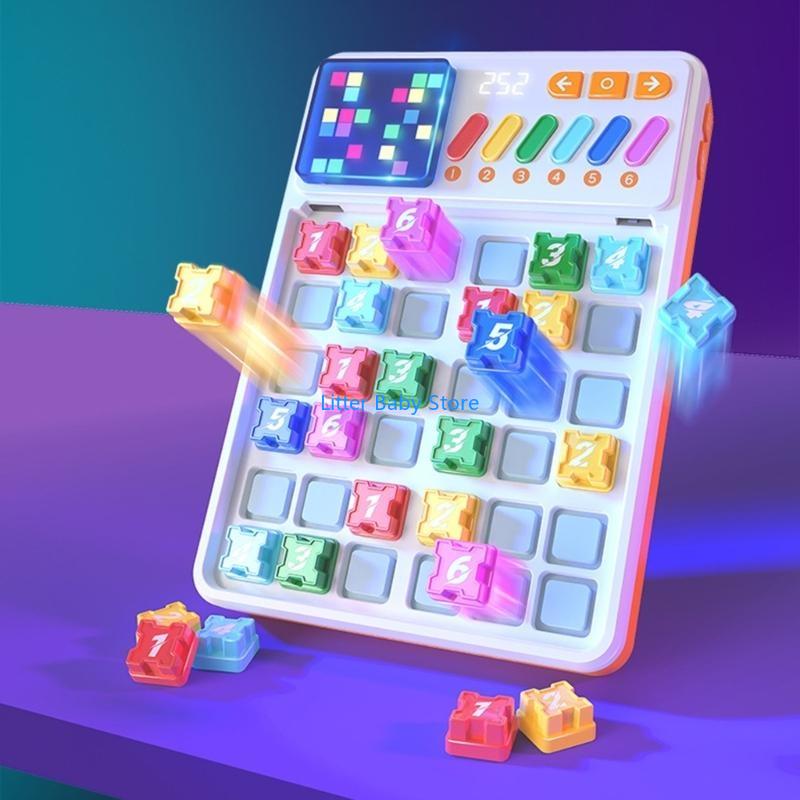 N80C Kids Logical Development Electronic Sudoku Device 3500 Challenges Compact Travel Toy
