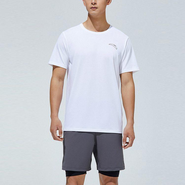 ANTA T Shirts Men's Crew Neck Moderate Straight Fit 952325106-1