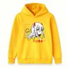 Kids Boys Girls Pullover Hoodie, Anime Demon Girl Horn Printed Casual Long Sleeve Hooded Sweatshirt, Soft Lightweight Streetwear Pullover for Daily We