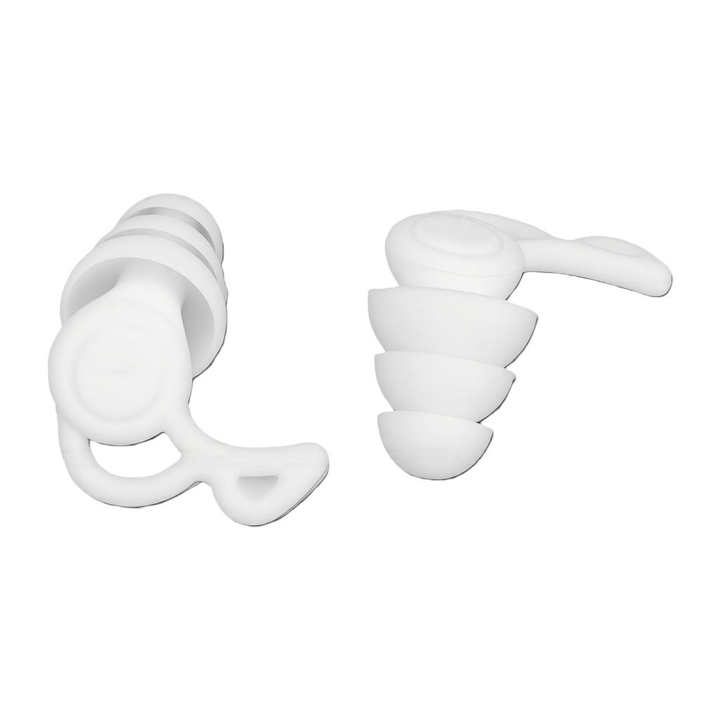 Swimming Ear Plugs for Adults Kids Water Proof Reusable Silicone Swim Earplugs for Surfing Snorkeling Showering Pool