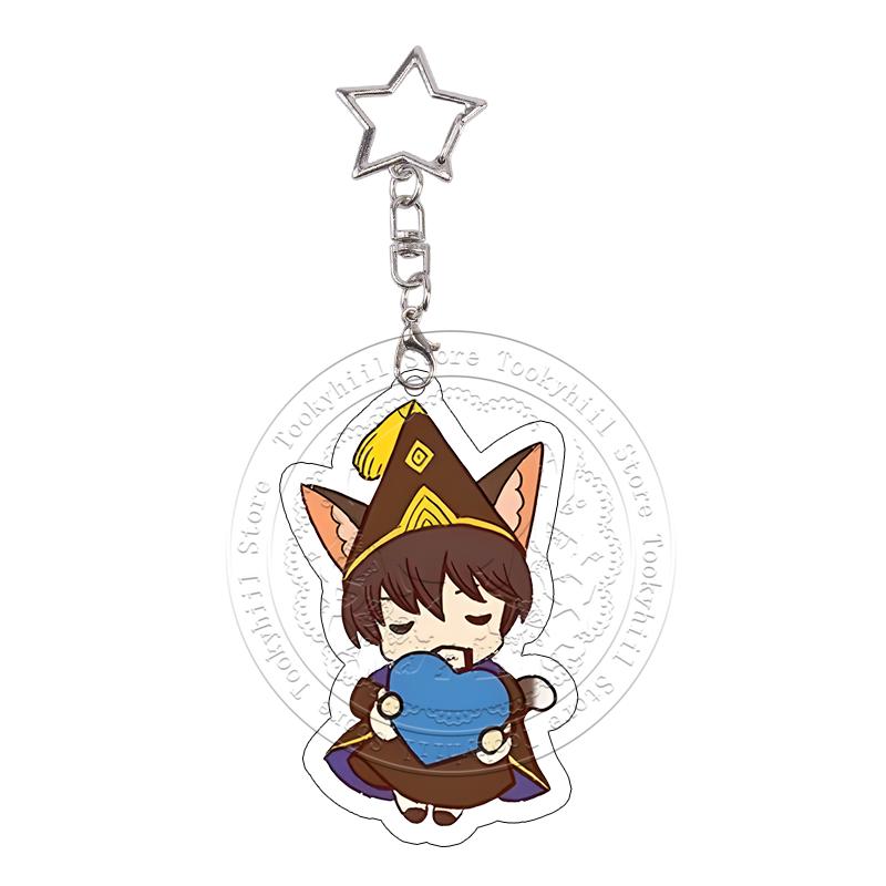 Witch Hat Atelier Acrylic Keychain Orugio Coco Tetia Anime Cartoon Characters Bag Decoraccessories Pendant Keyring Birthday Gift