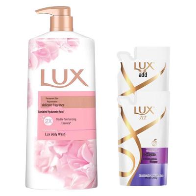 Lux Long-Lasting Fragrance Body Wash & Shampoo Set
