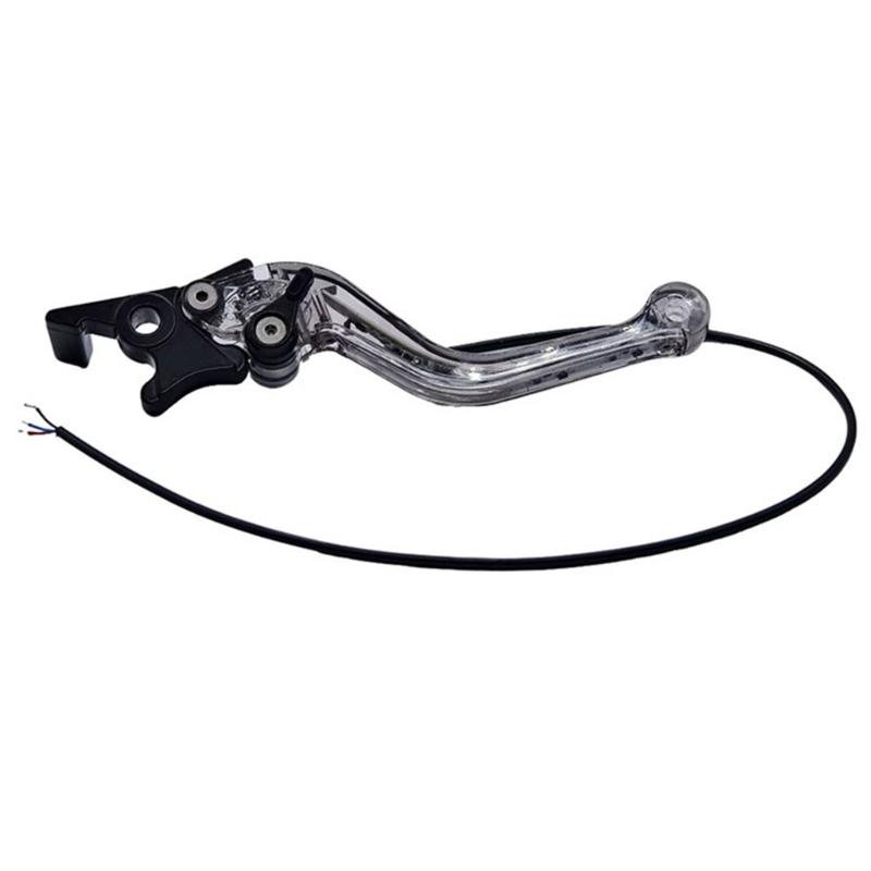 Motorcycle Brake Clutch Levers with LED Light Replacement Brake Levers for CG125 Motorbike Accessories Easy Installation