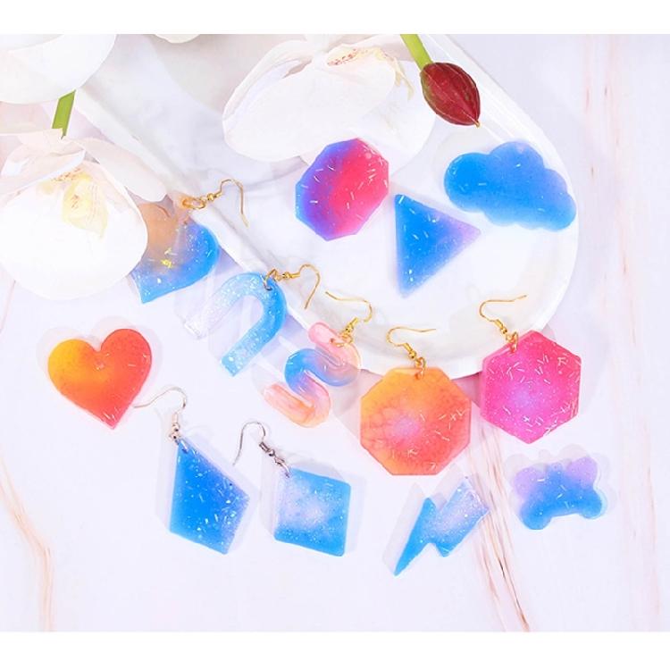 Eye Catching Mold for Unique Earrings and Keychains Handmade Jewelry Accessory