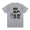 025 OASIS Band Snoopy ShortSleeve Retro European  American Punk Rock Youth Cartoon TShirt for Men and Women