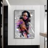Abstract Graffiti Art Tattoo Woman Canvas Painting Posters and Prints Wall Art Pictures for Living Room Home Decoration Cuadros