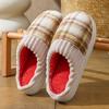 New cotton slippers women's autumn and winter couple thick bottom piled thickened wear-resistant home warm cotton slippers men