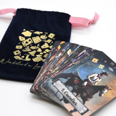 [Japanese] Wonderland Lenormand Cards with Dedicated Pouch, Lenormand Cards, Tarot Cards, Fortune Telling, Pocket Size [Authentic]