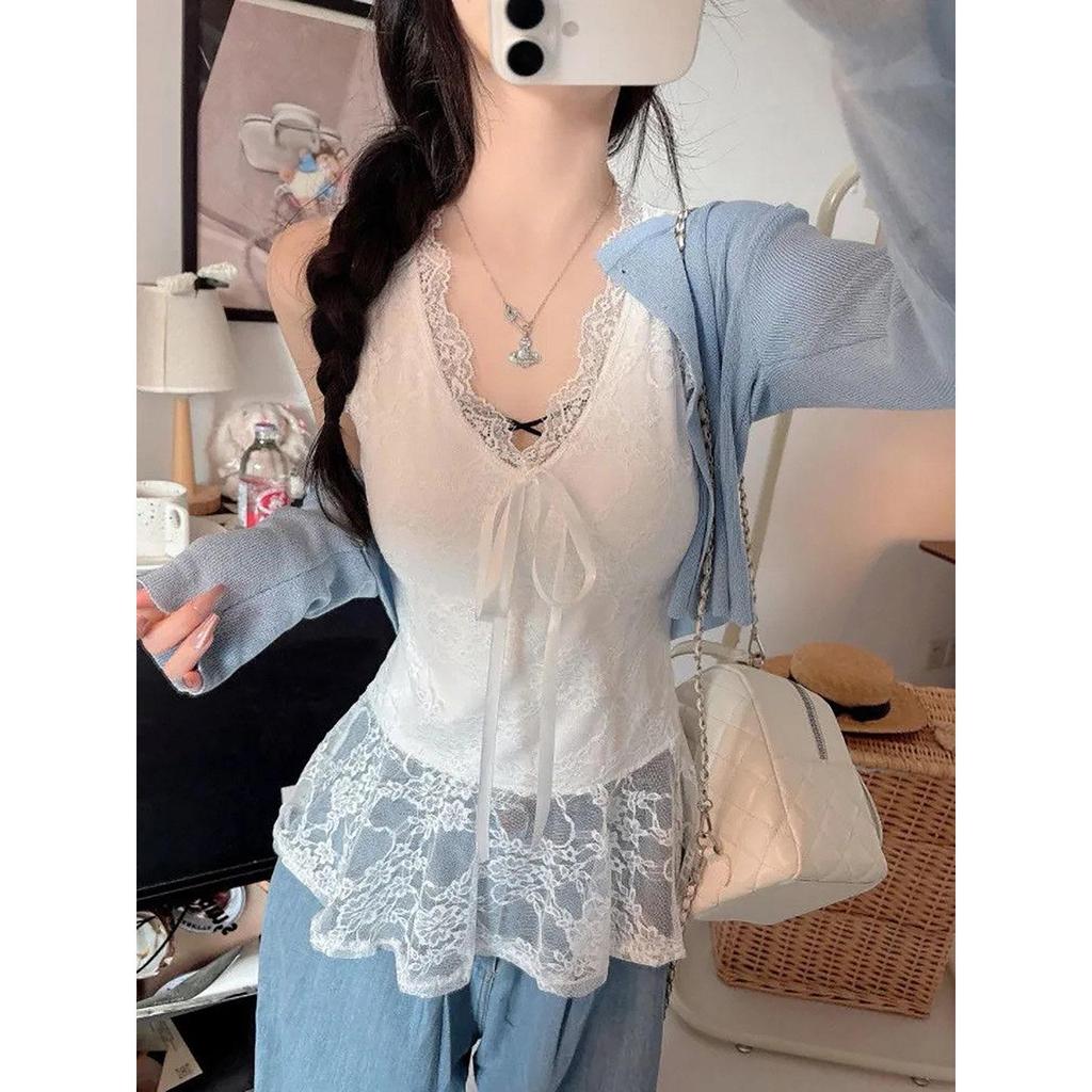 Spring 2026 Women's Lace Trim Camisole - Stylish, Versatile, Sexy & Sweet