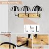Wall Mounted Wig Hanger Holder Multiple Wigs Hanging Wig Stand Storage Organizer Rack For Display, Drying, Storage