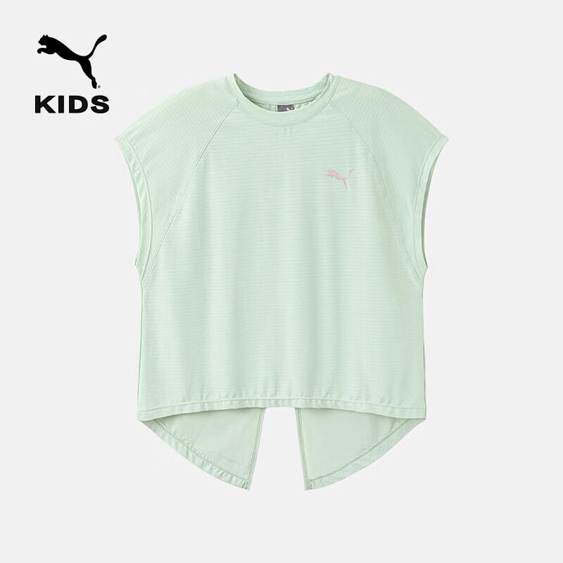 Puma Girls Summer Short Sleeve Crew Neck T-Shirt 140