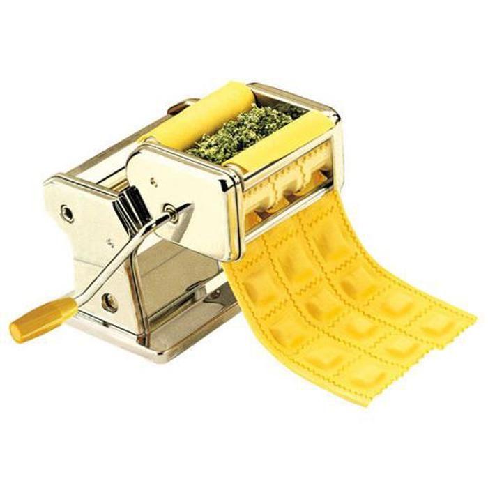 Machine à ravioli et spaghetti - livoo - men41 - 9 positions - acier inoxydable - accessoire de découpe
