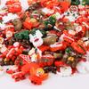 Mixed 30/90/120Pcs Cartoon Flatback Charms Christmas Resin DIY Phone Case Hair Bow Accessories Decor Part 3D Charms