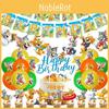 Colorful Tom And Jerry Kids Birthday Party Supplies Decor With Festive Balloons And Tableware