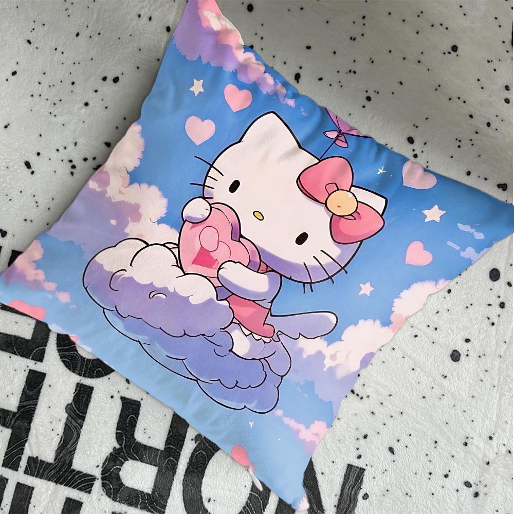 Pink Christmas Cushion Covers Living Room Kawaii HHellokittyes Pillow Cases Decorative Cushions Cover for Sofa Sleeping Pillows