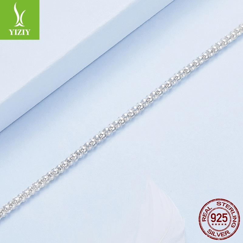 S925 Sterling Silver Love Galaxy Basic Bracelet, Versatile Diy Bracelet Bracelet Accessories