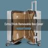 Transparent PVC Suitcase Protector, Removable Dust Cover for 20/24/28 inch Trolley Cases.