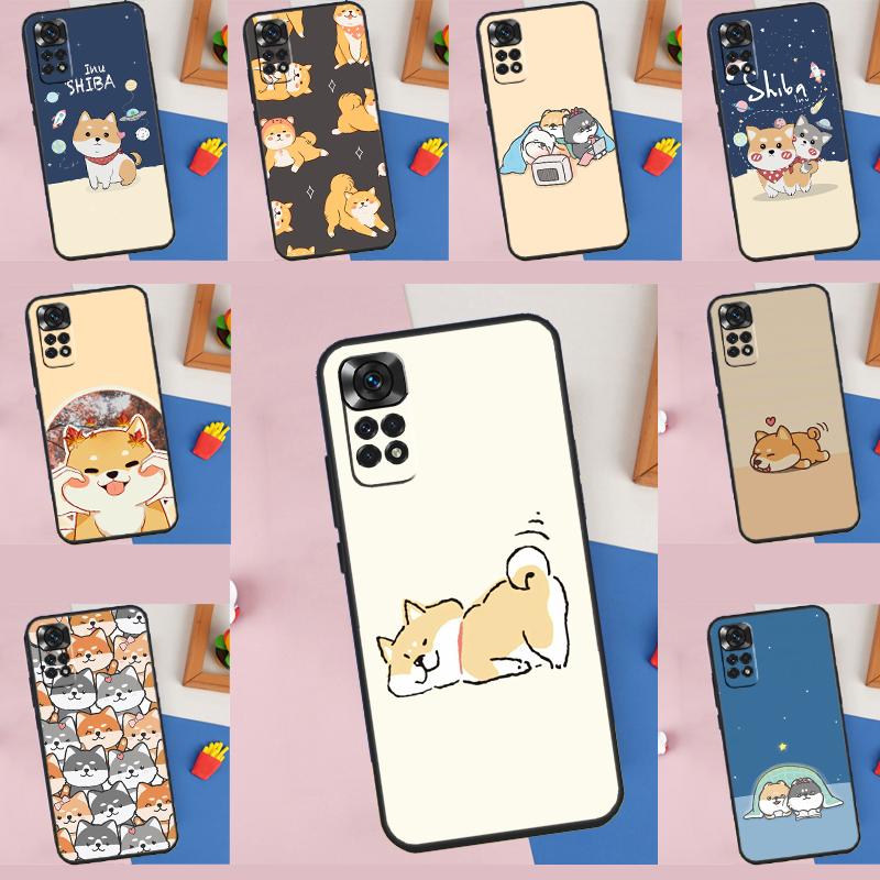 Cute Shiba Inu Funda For Xiaomi Redmi Note 14 9 10 11 12 13 Pro 9S 10S 11S 12S Redmi 13C 10C 12C 14C Case