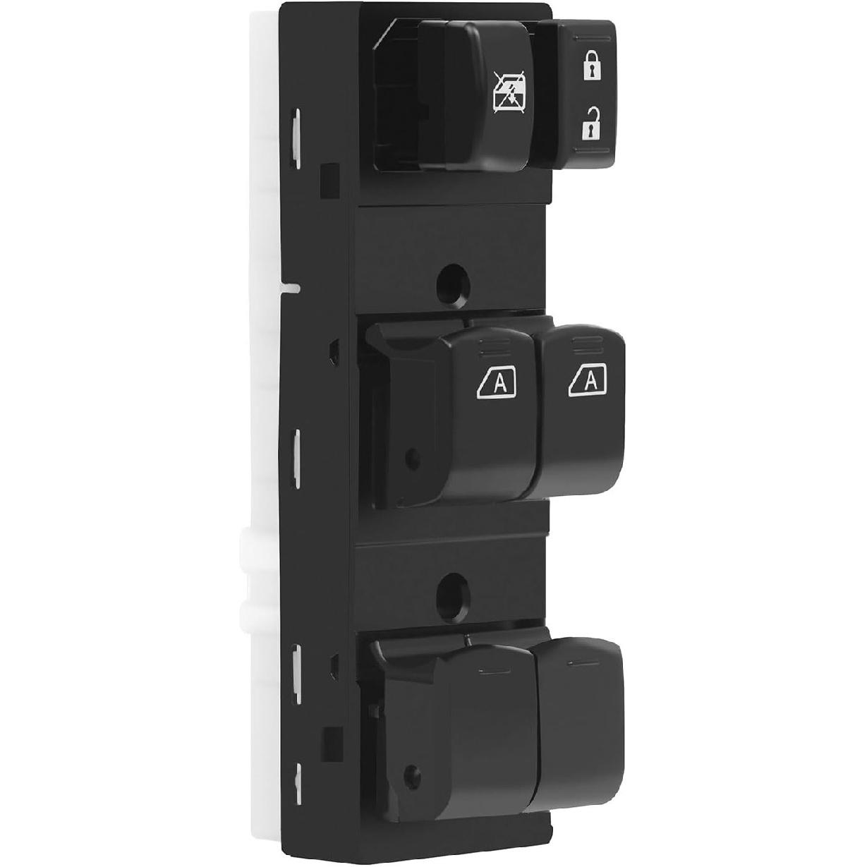 Power Window Switch Fit for 2008-2014 for Nissan Murano Premium Driver Side Power Window Master Control Switch Replacement 254011AA0A, 254011AA0B