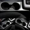 For Hyundai Elantra 17- Titanium Silver Middle Console Water Cup Frame Trim