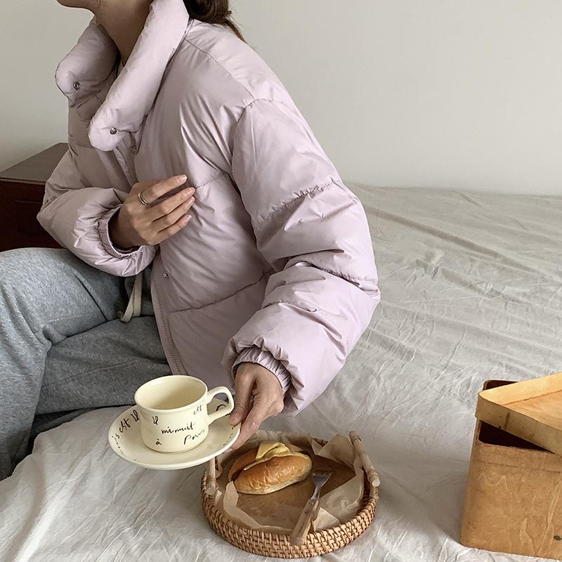 Loose Stand-up Collar In Autumn and Winter Short Cotton-padded Padded Jacket