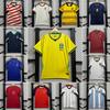Wereldbeker nationale ploeg voetbalshirt Brazilië Argentinië Mexico Haïti Engeland Nederland Frankrijk shirt