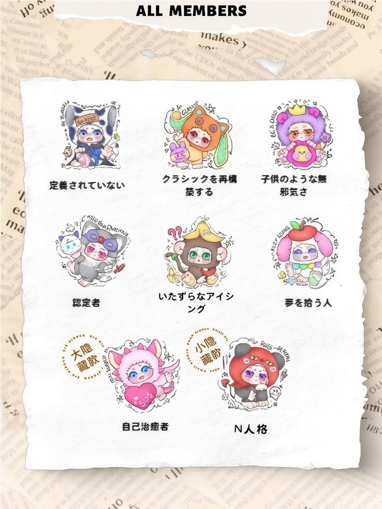 TRRCEPOS series stuffed animal blind box Official product Lovebu Soft vinyl material Cute design Relaxing collection doll Mascot doll perfect for