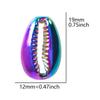 6Pcs Marine Organism Rainbow Colored Octopus Shark Charms For Jewelry Making Supplies Diy Keychain Earrings Accessories Pendants