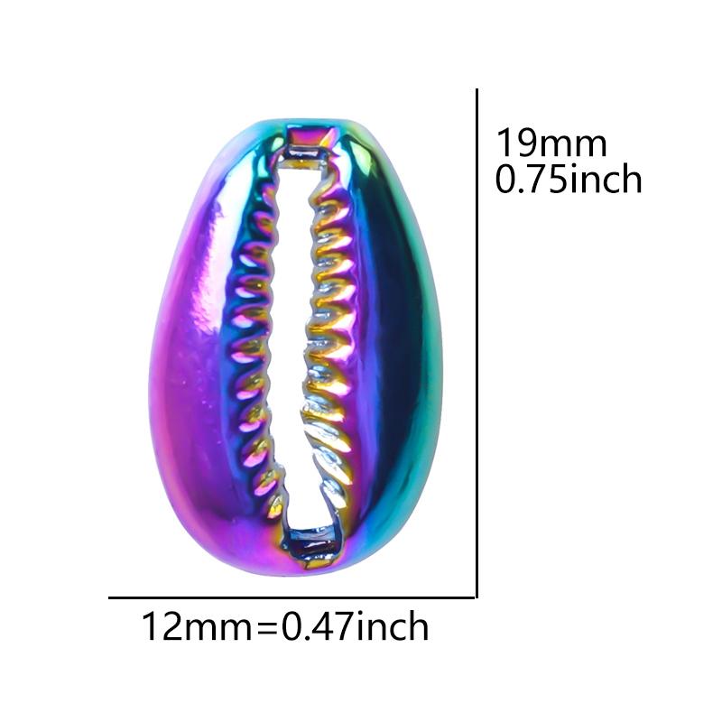 6Pcs Marine Organism Rainbow Colored Octopus Shark Charms For Jewelry Making Supplies Diy Keychain Earrings Accessories Pendants
