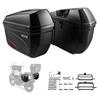 Motorcycle Side Case 46L (23L*2) Universal ABS Motorcycle Saddle Case