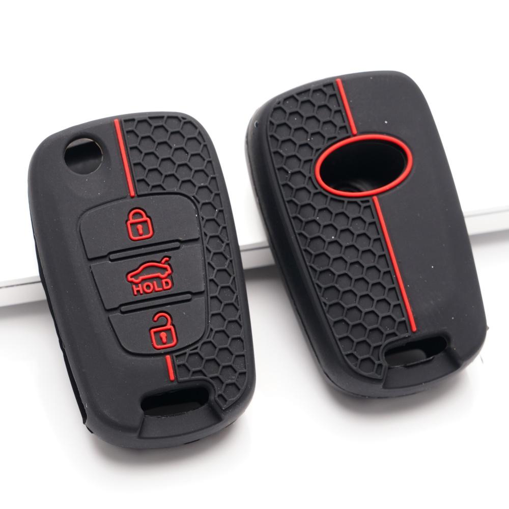 Key Fob Cover for Hyundai Anti-Scratch Guard Shockproof Protection Soft Grip Texture Responsive Button Touch Dust Resistant Cover Easy Install Design