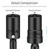 CR-MO Chromium Molybdenum Steel Swivel Socket Wrench 1/2" 12~19mm Hex Adapter Impact Socket Hand Tool High Hardness
