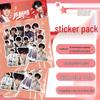 Korean Star Laser Sticker Pack - 50 Sheet DIY Stationery Decoration