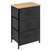 Tissa Low Black Chest Of Drawers
