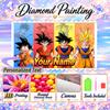 Personalized Dragon Ball Goku Diamond Art Custom Name 5D Diamond Painting Full Drill DIY Craft