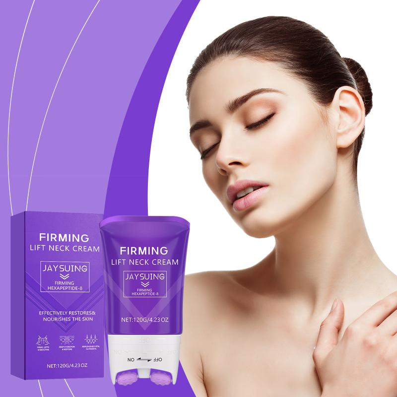 Neck Roller Cream Anti Wrinkle Tightening Eliminate Neck Lines Double Chin Moisturizing Firming Lifting Neck Revitalizing Cream