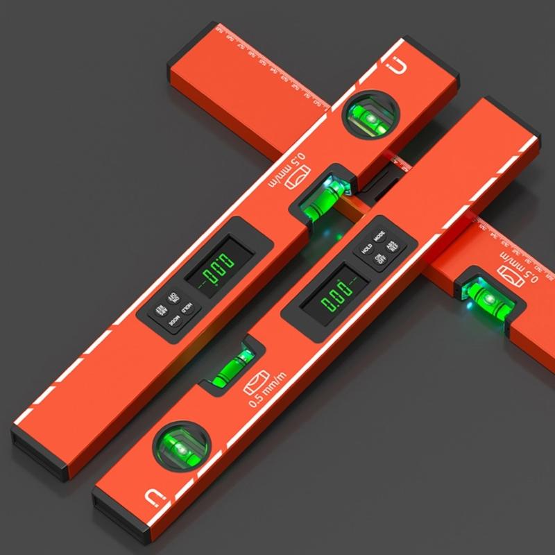 Precisions Digital Level Ruler,Magnetic Level Ruler,Aluminum Spirit Bubble Level Gauges Level Protractor