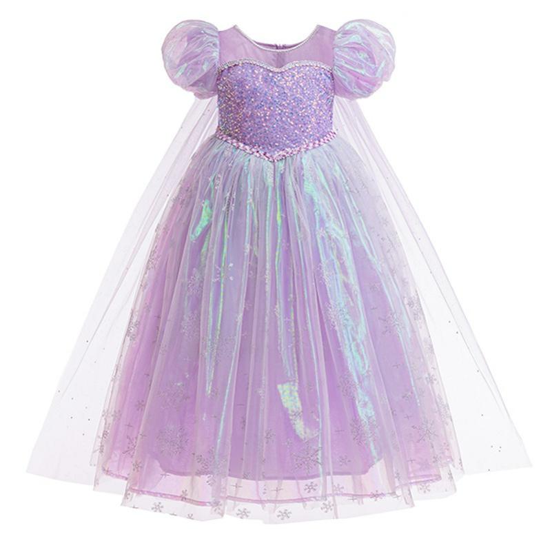 

Children s Dresses, Princess Dresses, Autumn and Winter Girls, Purple Piano Costumes, Host Temperament, Catwalk Evening Dresses 100 фиолетовый