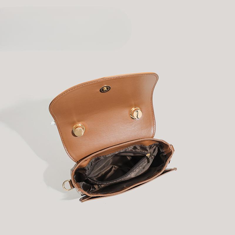 Niche Design Cute PU Cartoon Saddle Bag Female Bag Animal Crossbody Bag Shoulder Handbag Bag