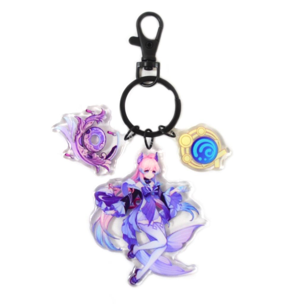 Genshin Barbatos Impact Keychain Game Figure Pendant Ornament Gifts Birthday