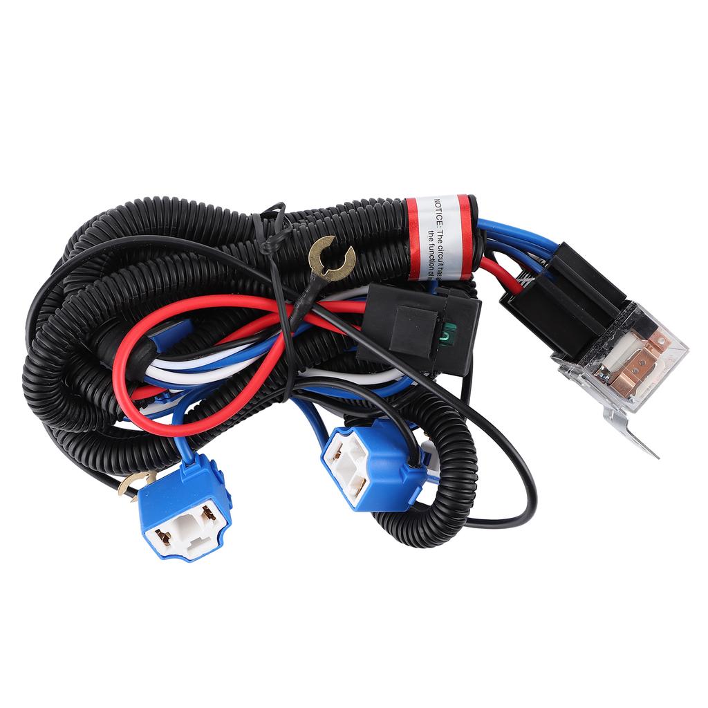 H4 Scheinwerfer Relais Kabelbaum 4 Lichter Erhöhen Helligkeit Zubehör für Car24V 130w 80A
