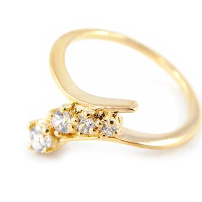 'Romantic Brin' Gold Plated Ring