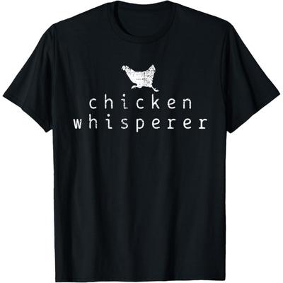 Vintage Chicken Whisperer Farmer Gift T-Shirt