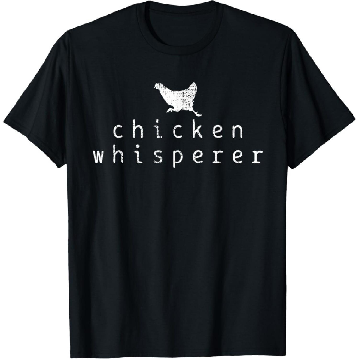 Vintage Chicken Whisperer Farmer Gift T-Shirt S