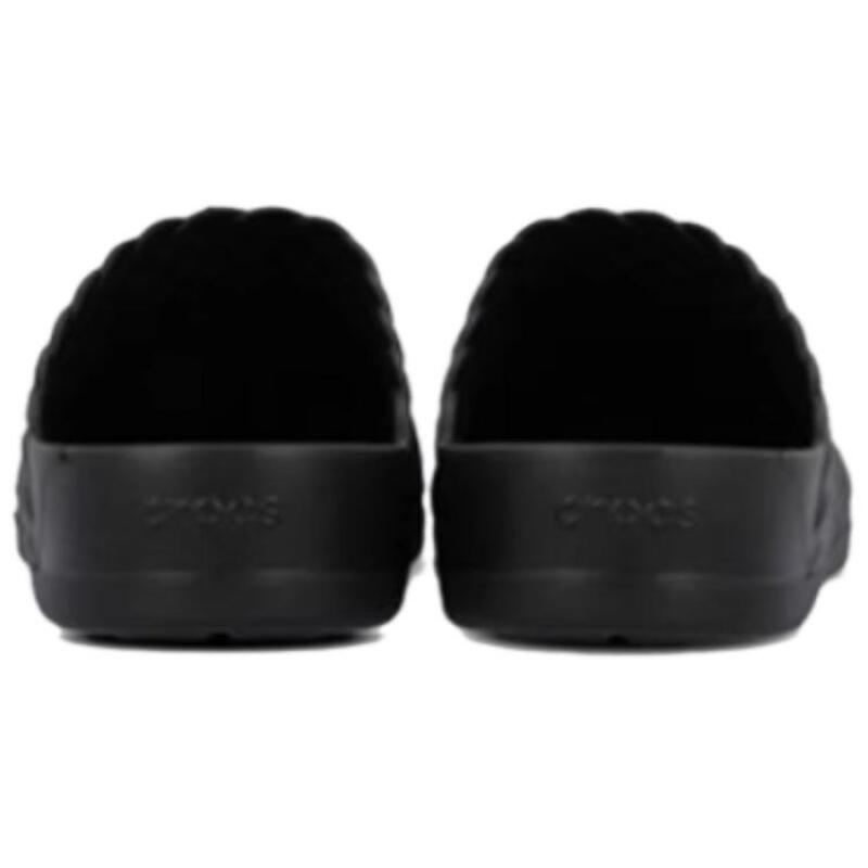 Crocs Versatile Fashion Anti-Abrasion Non-Slip Toe Slippers Unisex Black