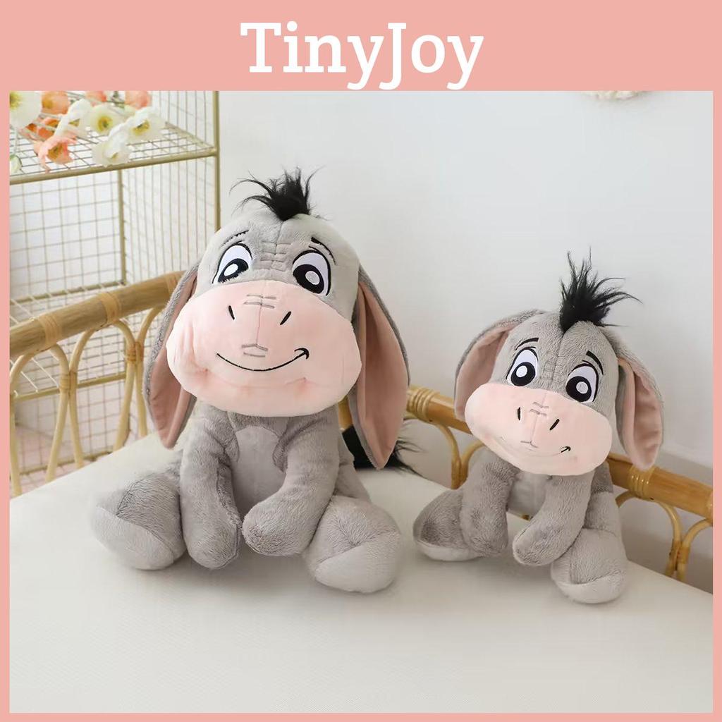Cute Grey Plush Donkey Toy For Kids Soft And Cuddly Stuffed Animal Doll, Perfect Gift For Children