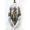 Luxury Floral Print Russian National Square Scarf