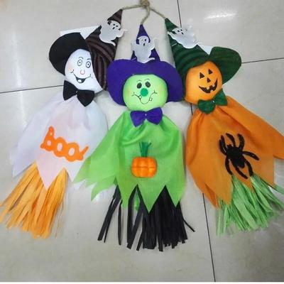 Ghost Scarecrow Halloween Hanging Decor Farmhouse Porch Yard Outdoor Indoor Haunted House Supplies Hotel Bar Spooky Party Props