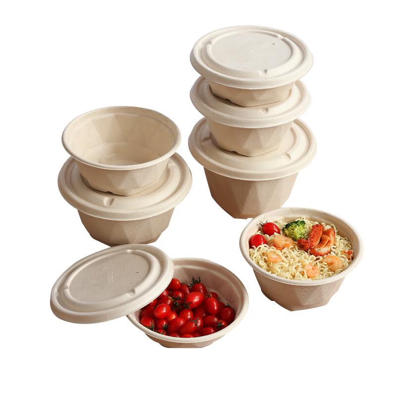 Eco-Friendly Disposable Bagasse Food Bowls