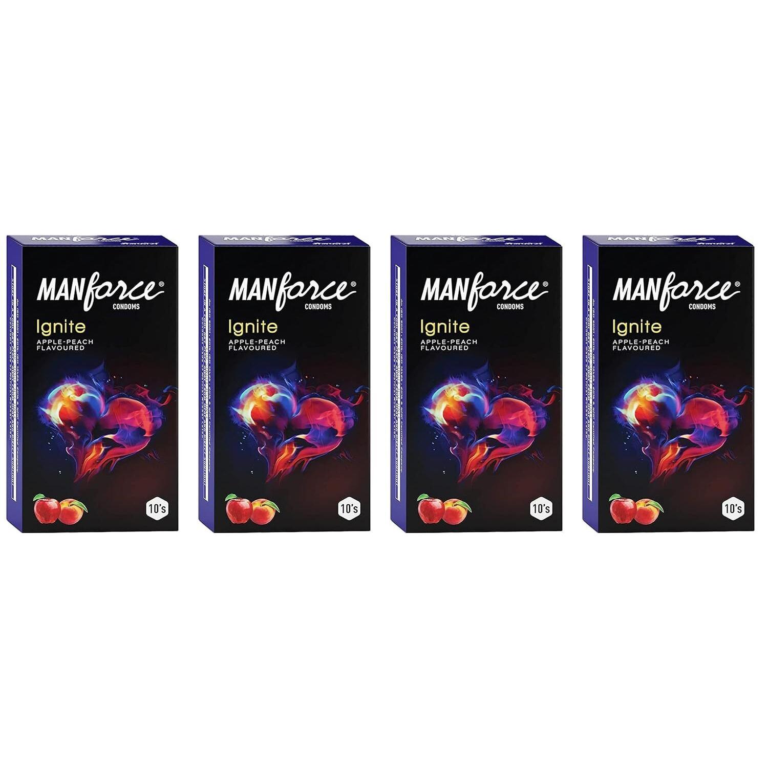 Manforce Ignite СЃРѕ РІРєСѓСЃРѕРј СЏР±Р»РѕРєР° Рё РїРµСЂСЃРёРєР°, СЌРєСЃС‚СЂР° РІ РіРѕСЂРѕС€РµРє, 10 С€С‚. x СѓРїР°РєРѕРІРєР° РёР· 4 С€С‚.